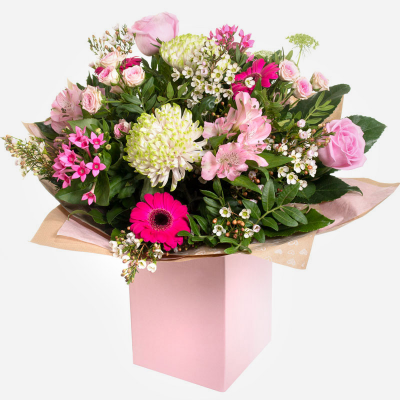 Eternal Charm - What could be more perfect than this fabulous collection of quality flowers hand-tied and delivered in water.